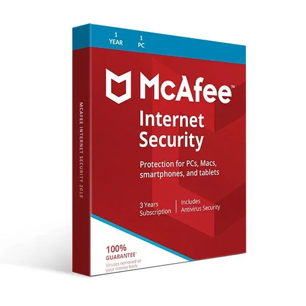McAfee Internet Security 2021 - Licença Para 1 Dispositivo + Nota Fiscal